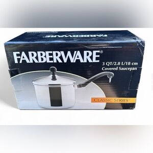 FARBERWARE 3QT COVERED SAUCEPAN